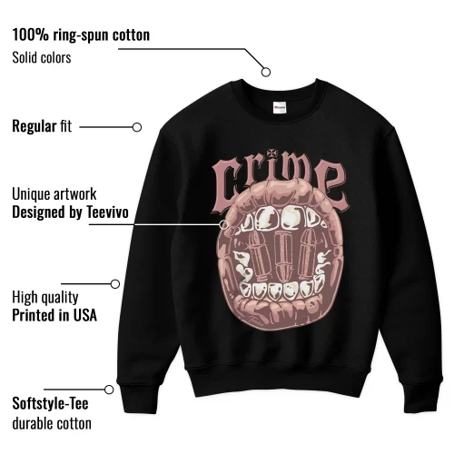 TeeVivo Sweatshirt Match Air Jordan 3 Retro Valentines Day Treat Yourself Crime – Air Jordan 3 Sweatshirt, AJ3 Sweatshirt