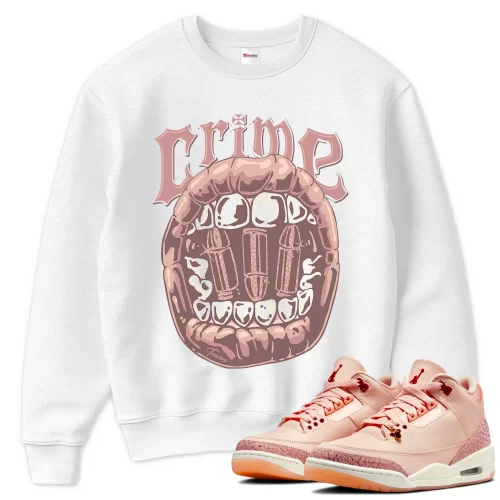 TeeVivo Sweatshirt Match Air Jordan 3 Retro Valentines Day Treat Yourself Crime – Air Jordan 3 Sweatshirt, AJ3 Sweatshirt