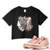 TeeVivo Crop Top Match Air Jordan 3 Retro Valentines Day Treat Yourself Gambling – Air Jordan 3 Crop Top, AJ3 Crop Top