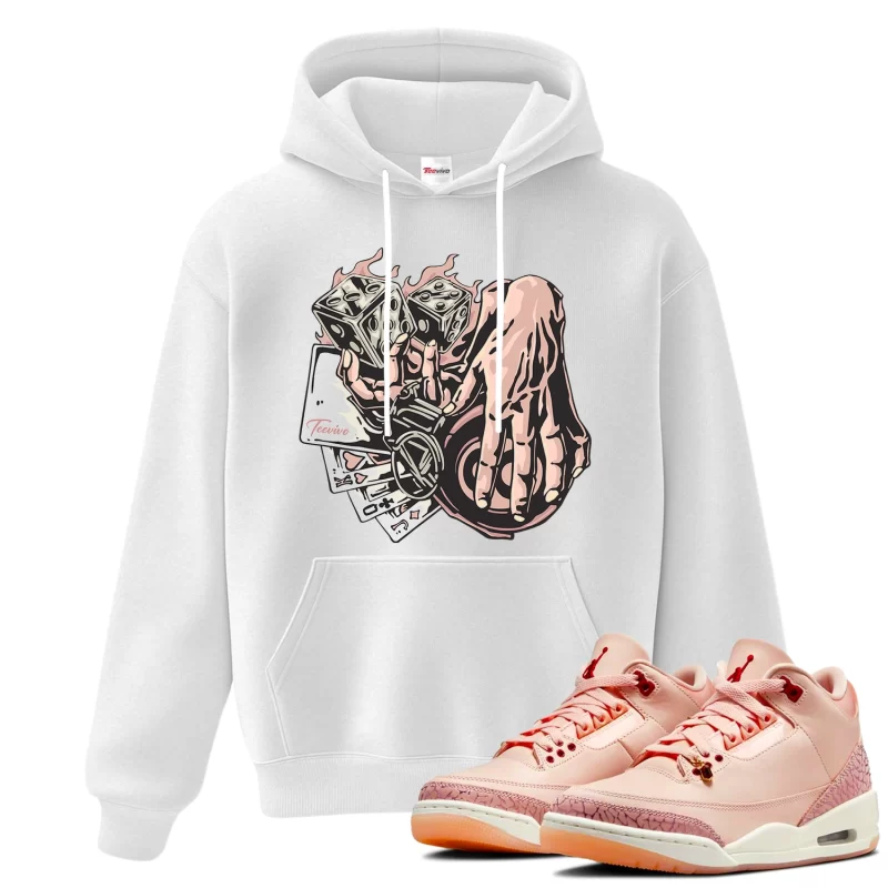 TeeVivo Hoodie Match Air Jordan 3 Retro Valentines Day Treat Yourself Gambling – Air Jordan 3 Hoodie, AJ3 Hoodie