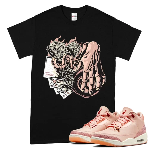 TeeVivo T-Shirt Match Air Jordan 3 Retro Valentines Day Treat Yourself Gambling – Air Jordan 3 Shirt, AJ3 Shirt