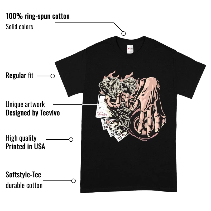 TeeVivo T-Shirt Match Air Jordan 3 Retro Valentines Day Treat Yourself Gambling – Air Jordan 3 Shirt, AJ3 Shirt