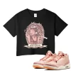 TeeVivo Crop Top Match Air Jordan 3 Retro Valentines Day Treat Yourself God Daaamn – Air Jordan 3 Crop Top, AJ3 Crop Top