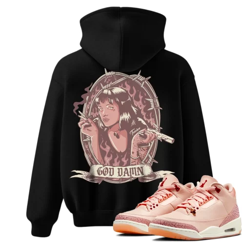 TeeVivo Hoodie Match Air Jordan 3 Retro Valentines Day Treat Yourself God Daaamn – Air Jordan 3 Hoodie, AJ3 Hoodie