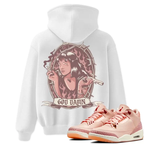 TeeVivo Hoodie Match Air Jordan 3 Retro Valentines Day Treat Yourself God Daaamn – Air Jordan 3 Hoodie, AJ3 Hoodie