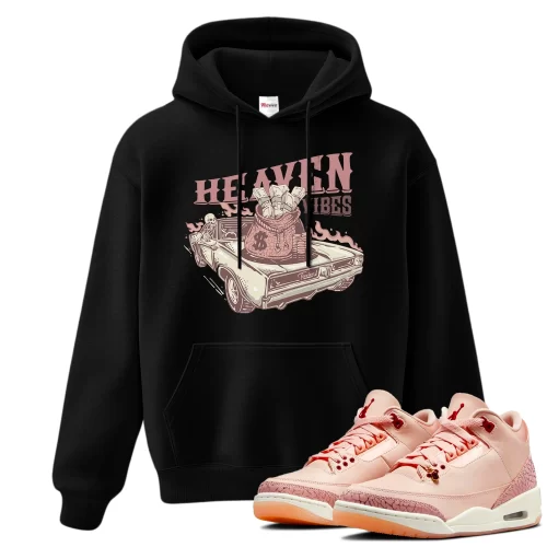 TeeVivo Hoodie Match Air Jordan 3 Retro Valentines Day Treat Yourself Heaven vibes – Air Jordan 3 Hoodie, AJ3 Hoodie