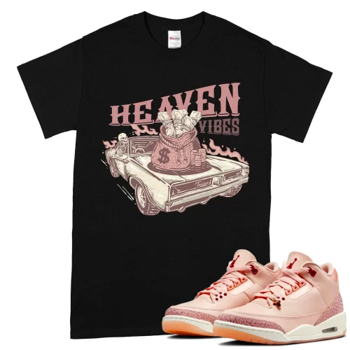 TeeVivo T-Shirt Match Air Jordan 3 Retro Valentines Day Treat Yourself Heaven vibes – Air Jordan 3 Shirt, AJ3 Shirt
