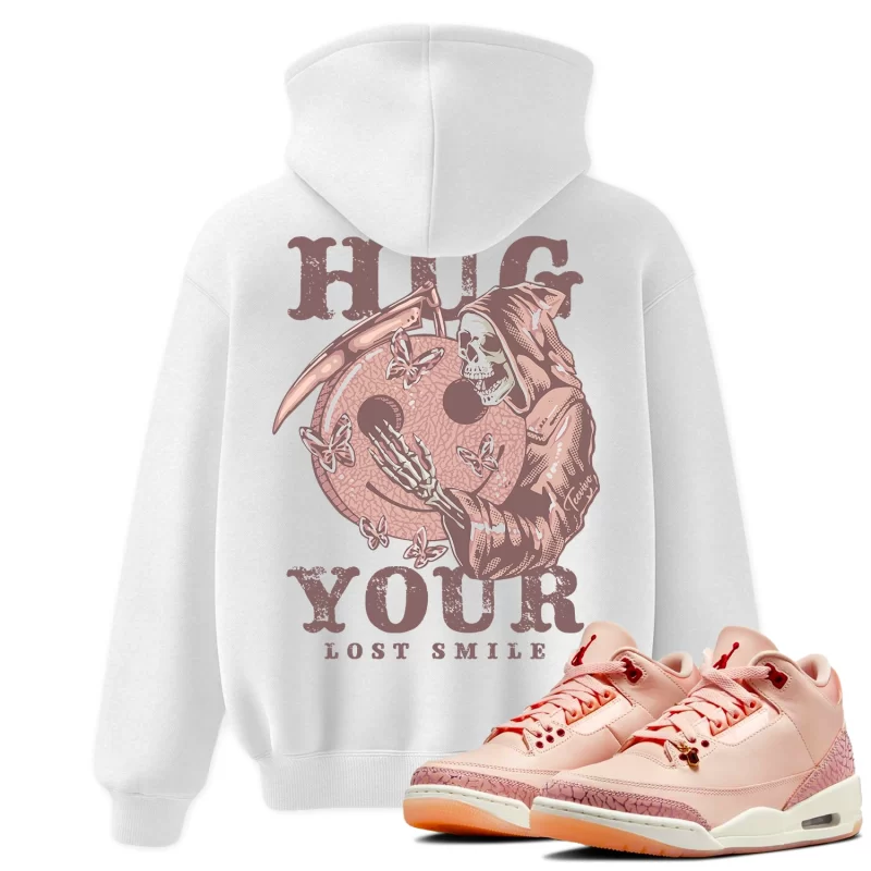 TeeVivo Hoodie Match Air Jordan 3 Retro Valentines Day Treat Yourself Hug your lost smile – Air Jordan 3 Hoodie, AJ3 Hoodie