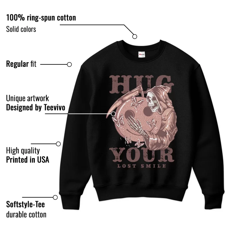 TeeVivo Sweatshirt Match Air Jordan 3 Retro Valentines Day Treat Yourself Hug your lost smile – Air Jordan 3 Sweatshirt, AJ3 Sweatshirt
