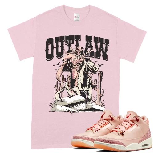 TeeVivo T-Shirt Match Air Jordan 3 Retro Valentines Day Treat Yourself Outlaw – Air Jordan 3 Shirt, AJ3 Shirt