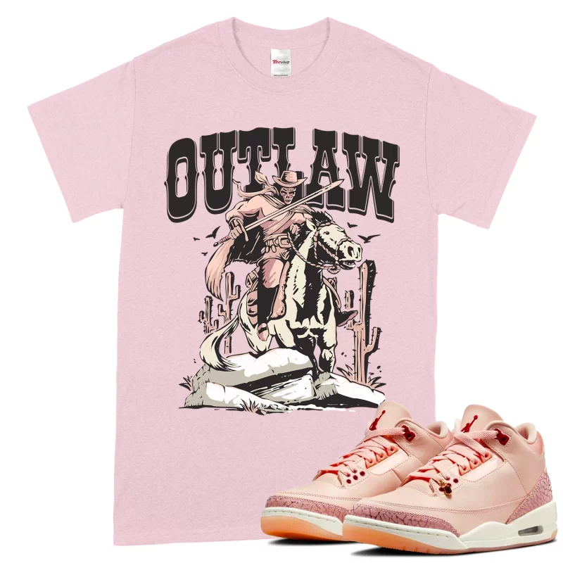 TeeVivo T-Shirt Match Air Jordan 3 Retro Valentines Day Treat Yourself Outlaw – Air Jordan 3 Shirt, AJ3 Shirt