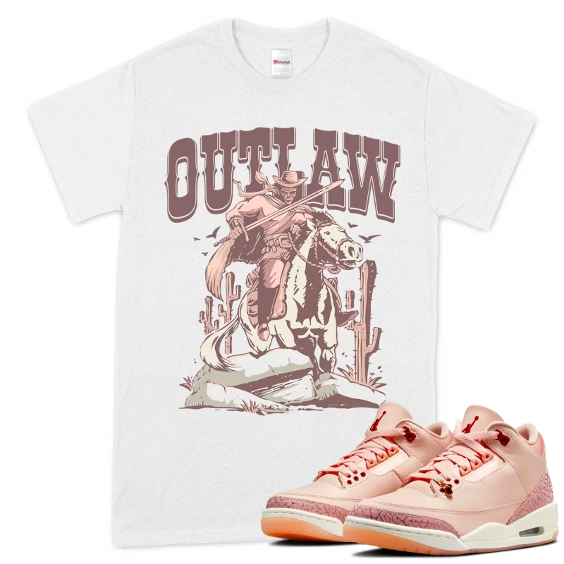 TeeVivo T-Shirt Match Air Jordan 3 Retro Valentines Day Treat Yourself Outlaw – Air Jordan 3 Shirt, AJ3 Shirt