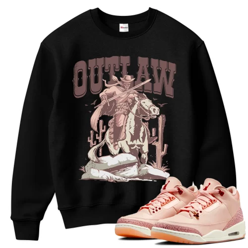 TeeVivo Sweatshirt Match Air Jordan 3 Retro Valentines Day Treat Yourself Outlaw – Air Jordan 3 Sweatshirt, AJ3 Sweatshirt