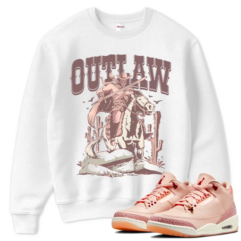 TeeVivo Sweatshirt Match Air Jordan 3 Retro Valentines Day Treat Yourself Outlaw – Air Jordan 3 Sweatshirt, AJ3 Sweatshirt