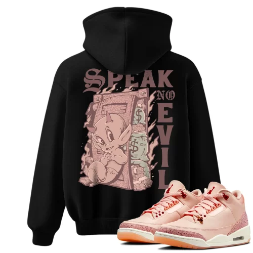 TeeVivo Hoodie Match Air Jordan 3 Retro Valentines Day Treat Yourself Speak no evil – Air Jordan 3 Hoodie, AJ3 Hoodie