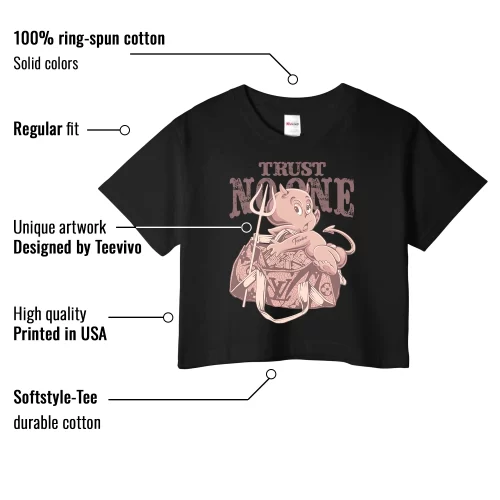 TeeVivo Crop Top Match Air Jordan 3 Retro Valentines Day Treat Yourself Trust no one – Air Jordan 3 Crop Top, AJ3 Crop Top