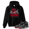 TeeVivo Hoodie Match Air Jordan 4 Retro Bred Reimagined Burning the ground – Air Jordan 4 Hoodie, AJ4 Hoodie