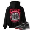 TeeVivo Hoodie Match Air Jordan 4 Retro Bred Reimagined Crime – Air Jordan 4 Hoodie, AJ4 Hoodie