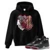 TeeVivo Hoodie Match Air Jordan 4 Retro Bred Reimagined Gambling – Air Jordan 4 Hoodie, AJ4 Hoodie