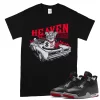 TeeVivo T-Shirt Match Air Jordan 4 Retro Bred Reimagined Heaven vibes – Air Jordan 4 Shirt, AJ4 Shirt