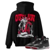 TeeVivo Hoodie Match Air Jordan 4 Retro Bred Reimagined Outlaw – Air Jordan 4 Hoodie, AJ4 Hoodie