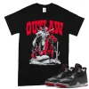 TeeVivo T-Shirt Match Air Jordan 4 Retro Bred Reimagined Outlaw – Air Jordan 4 Shirt, AJ4 Shirt