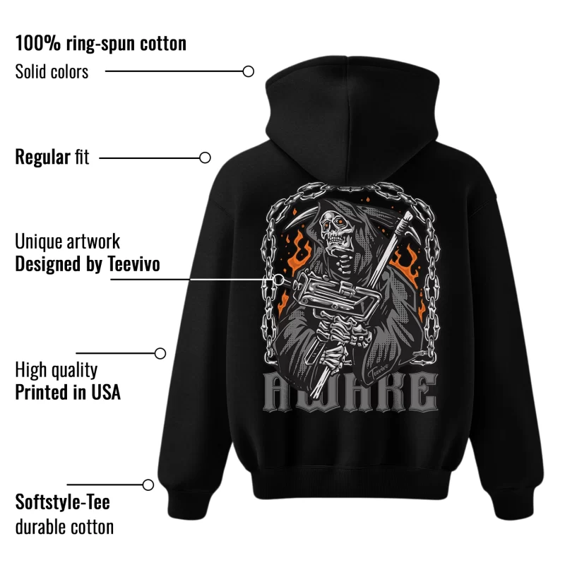 TeeVivo Hoodie Match Air Jordan 4 Retro Fear Awake – Air Jordan 4 Hoodie, AJ4 Hoodie