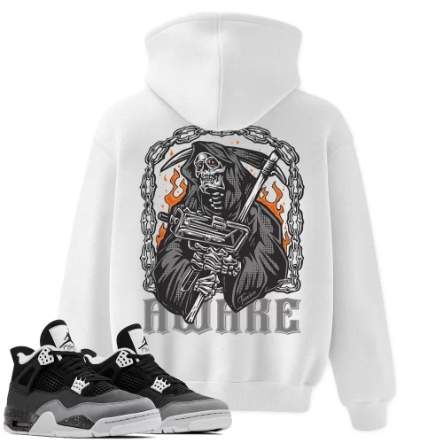 TeeVivo Hoodie Match Air Jordan 4 Retro Fear Awake – Air Jordan 4 Hoodie, AJ4 Hoodie