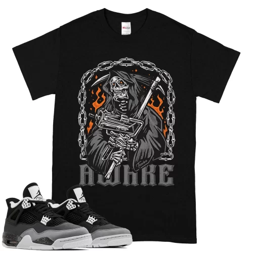 TeeVivo T-Shirt Match Air Jordan 4 Retro Fear Awake – Air Jordan 4 Shirt, AJ4 Shirt