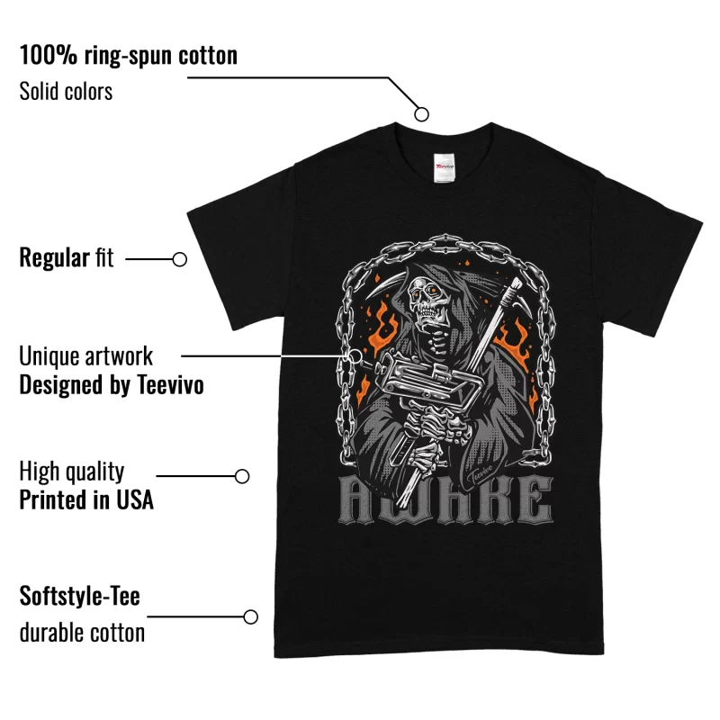 TeeVivo T-Shirt Match Air Jordan 4 Retro Fear Awake – Air Jordan 4 Shirt, AJ4 Shirt