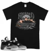 TeeVivo T-Shirt Match Air Jordan 4 Retro Fear Blessed – Air Jordan 4 Shirt, AJ4 Shirt