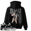 TeeVivo Hoodie Match Air Jordan 4 Retro Fear Break the rules – Air Jordan 4 Hoodie, AJ4 Hoodie