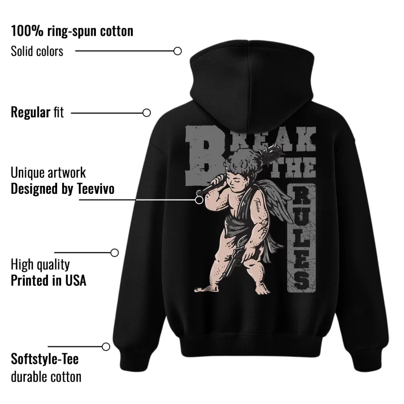 TeeVivo Hoodie Match Air Jordan 4 Retro Fear Break the rules – Air Jordan 4 Hoodie, AJ4 Hoodie
