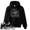 TeeVivo Hoodie Match Air Jordan 4 Retro Fear Burning the ground – Air Jordan 4 Hoodie, AJ4 Hoodie
