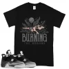 TeeVivo T-Shirt Match Air Jordan 4 Retro Fear Burning the ground – Air Jordan 4 Shirt, AJ4 Shirt