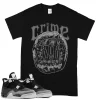 TeeVivo T-Shirt Match Air Jordan 4 Retro Fear Crime – Air Jordan 4 Shirt, AJ4 Shirt