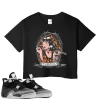 TeeVivo Crop Top Match Air Jordan 4 Retro Fear God Daaamn – Air Jordan 4 Crop Top, AJ4 Crop Top