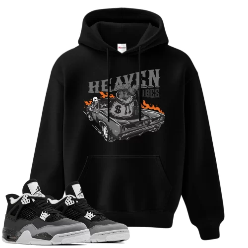 TeeVivo Hoodie Match Air Jordan 4 Retro Fear Heaven vibes – Air Jordan 4 Hoodie, AJ4 Hoodie