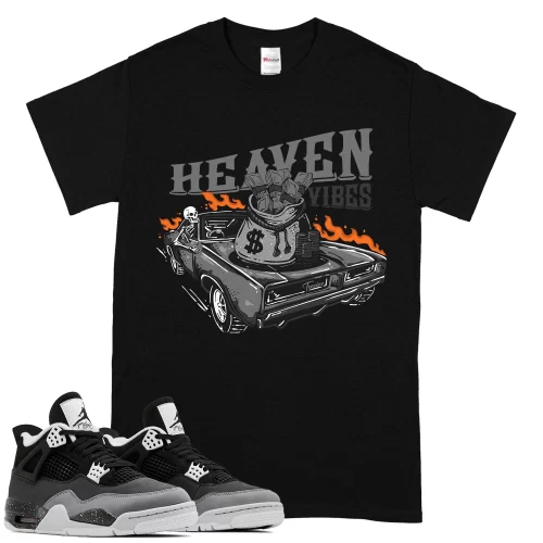 TeeVivo T-Shirt Match Air Jordan 4 Retro Fear Heaven vibes – Air Jordan 4 Shirt, AJ4 Shirt