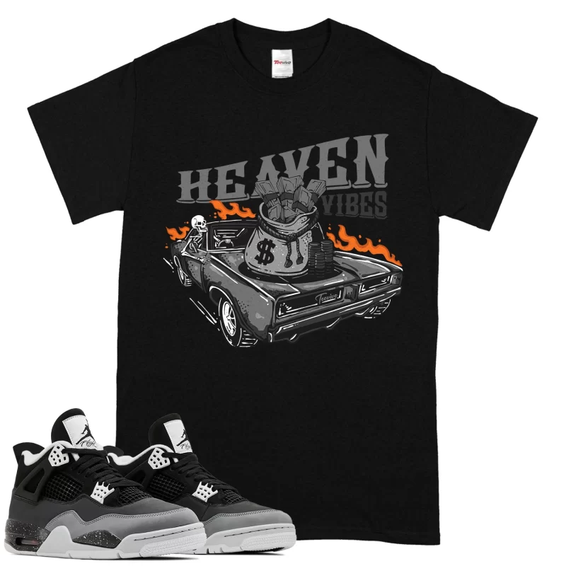 TeeVivo T-Shirt Match Air Jordan 4 Retro Fear Heaven vibes – Air Jordan 4 Shirt, AJ4 Shirt
