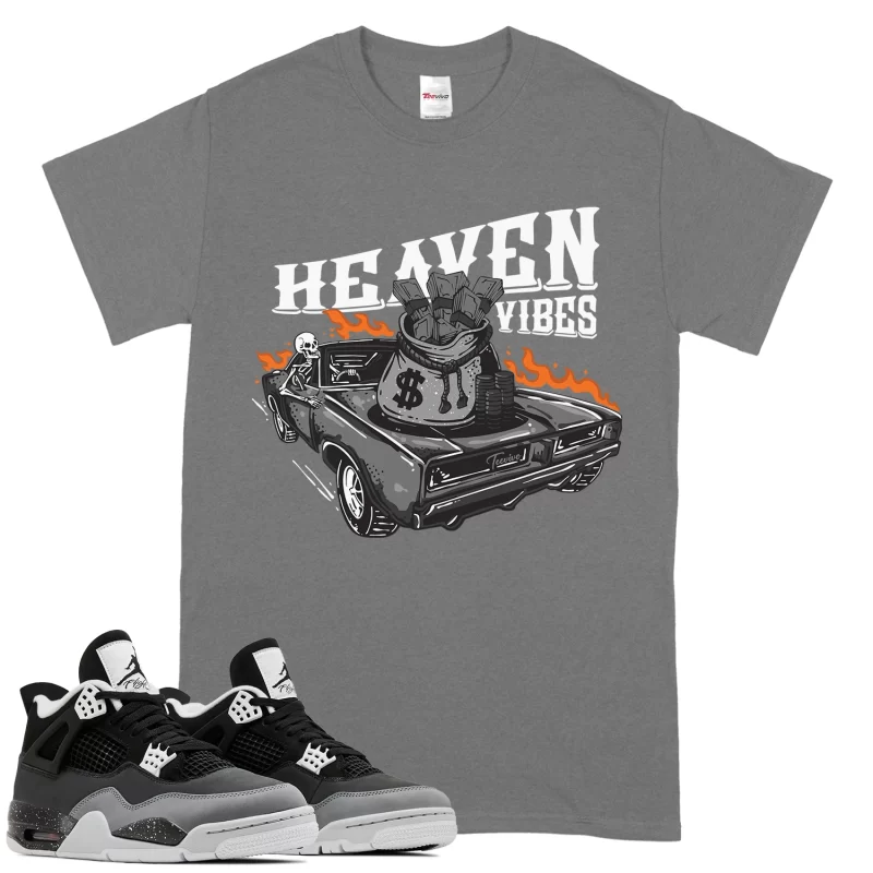 TeeVivo T-Shirt Match Air Jordan 4 Retro Fear Heaven vibes – Air Jordan 4 Shirt, AJ4 Shirt