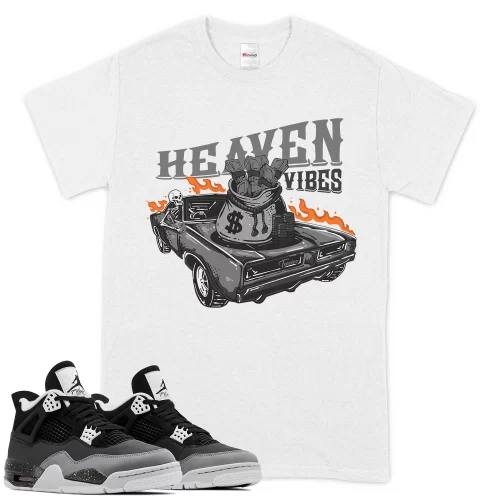 TeeVivo T-Shirt Match Air Jordan 4 Retro Fear Heaven vibes – Air Jordan 4 Shirt, AJ4 Shirt