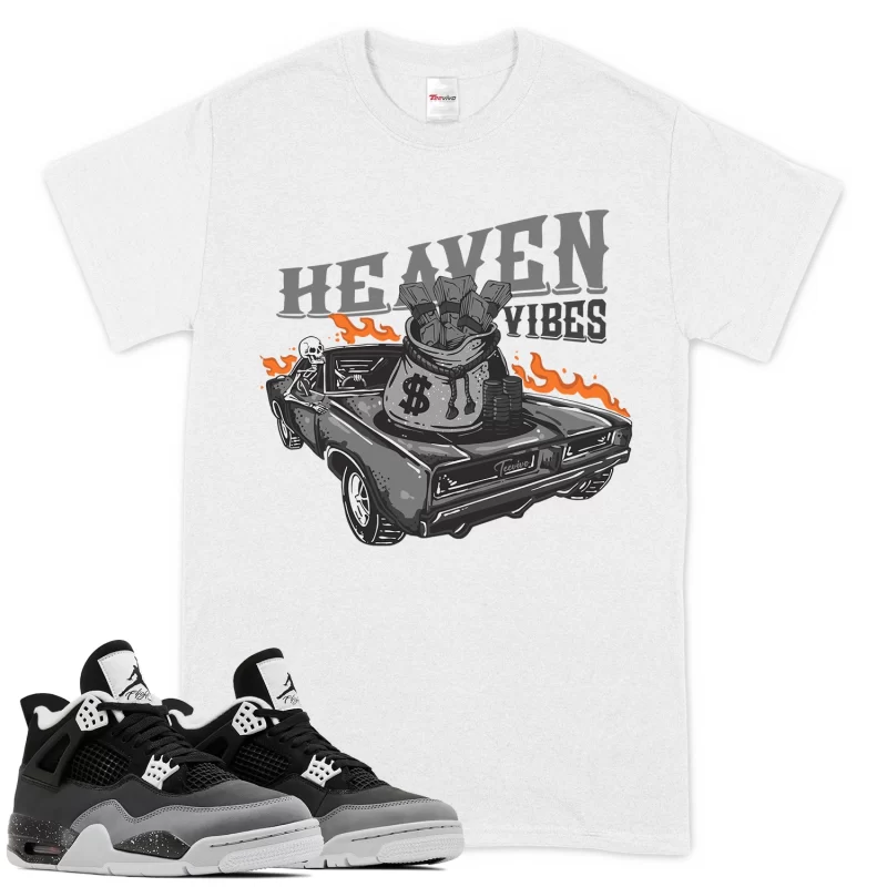 TeeVivo T-Shirt Match Air Jordan 4 Retro Fear Heaven vibes – Air Jordan 4 Shirt, AJ4 Shirt