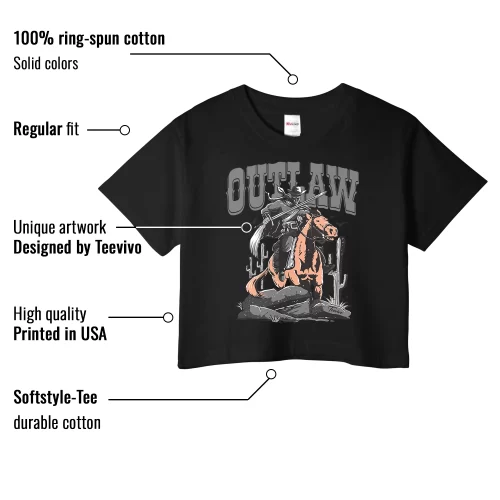 TeeVivo Crop Top Match Air Jordan 4 Retro Fear Outlaw – Air Jordan 4 Crop Top, AJ4 Crop Top