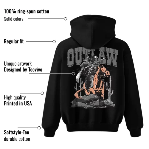 TeeVivo Hoodie Match Air Jordan 4 Retro Fear Outlaw – Air Jordan 4 Hoodie, AJ4 Hoodie