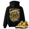 TeeVivo Hoodie Match Air Jordan 4 Retro Lightning Crime – Air Jordan 4 Hoodie, AJ4 Hoodie