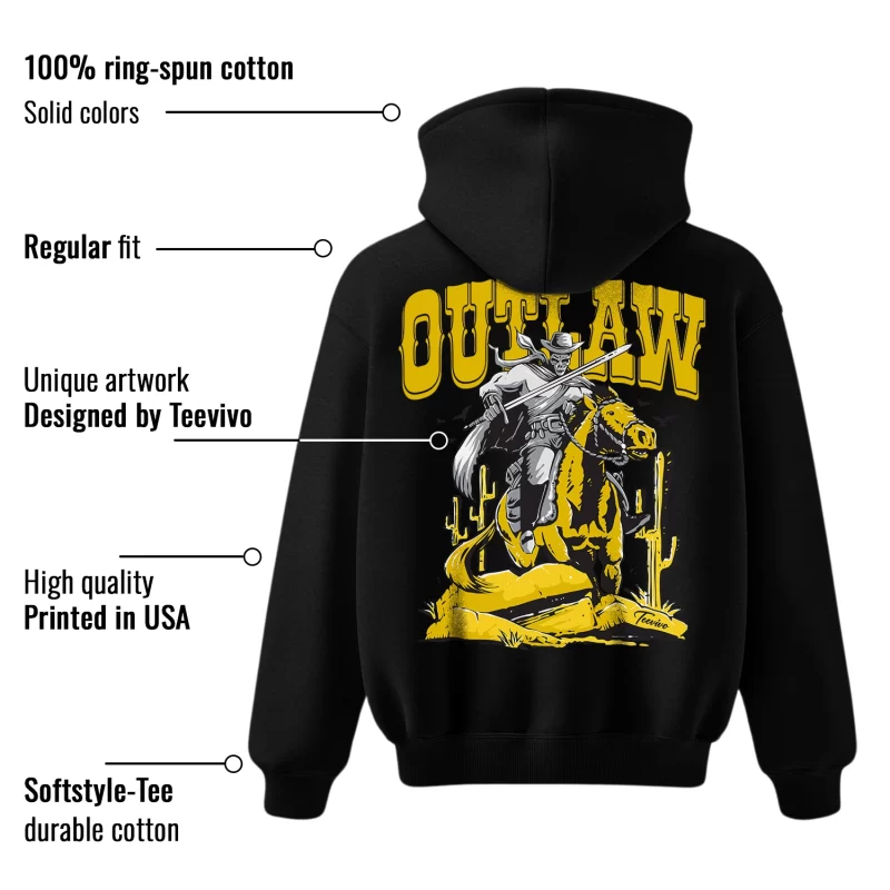 TeeVivo Hoodie Match Air Jordan 4 Retro Lightning Outlaw – Air Jordan 4 Hoodie, AJ4 Hoodie