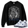 TeeVivo Sweatshirt Match Air Jordan 4 Retro Midnight Navy Awake – Air Jordan 4 Sweatshirt, AJ4 Sweatshirt