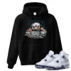 TeeVivo Hoodie Match Air Jordan 4 Retro Midnight Navy Blessed – Air Jordan 4 Hoodie, AJ4 Hoodie