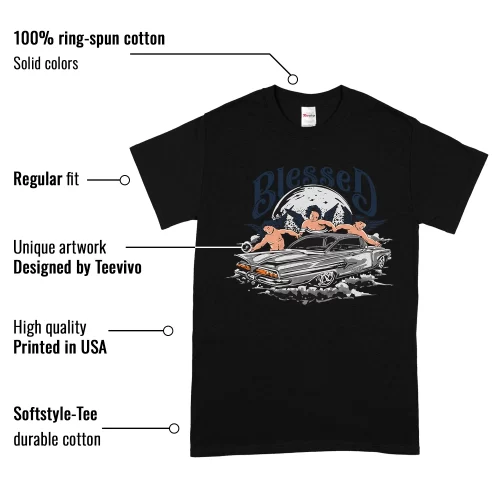 TeeVivo T-Shirt Match Air Jordan 4 Retro Midnight Navy Blessed – Air Jordan 4 Shirt, AJ4 Shirt